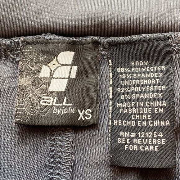 4 All By Jofit Gray Skorts Size XS - Picture 3 of 11